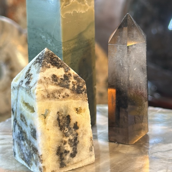 Picture Jasper, Smokey Quartz and Sphalerite Crystal Points! - Picture 7 of 7